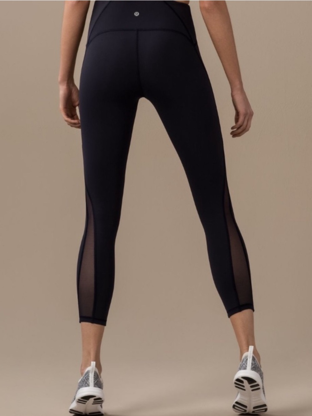 Lululemon Train Times 7/8 Pant Women's Sz 4 Black Stretch Mid Rise Legging 23"